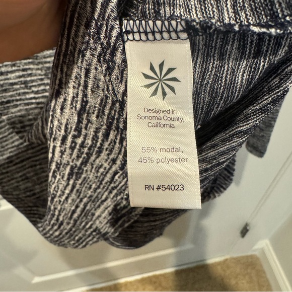 Athleta Lightweight Striped Long Sleeve Top - Picture 3 of 5